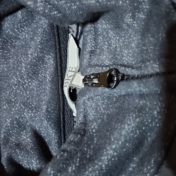 VINTAGE BKE BLACK FITTED QUILTED ACCENTS FULL-ZIP LIGHT-WEIGHT JACKET LARGE - Picture 10 of 16